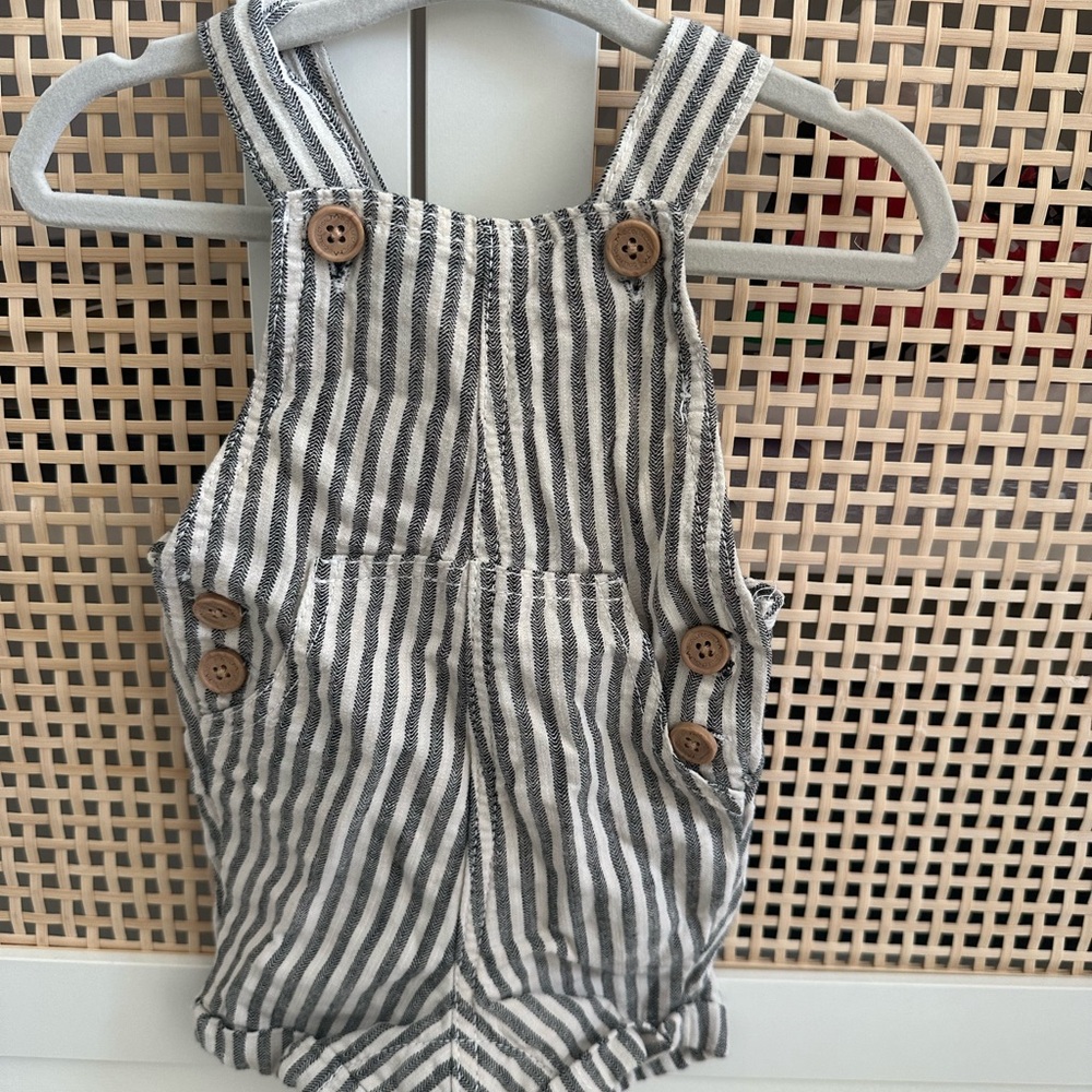 Classic Striped Kids Overalls TAPE A L’OEIL